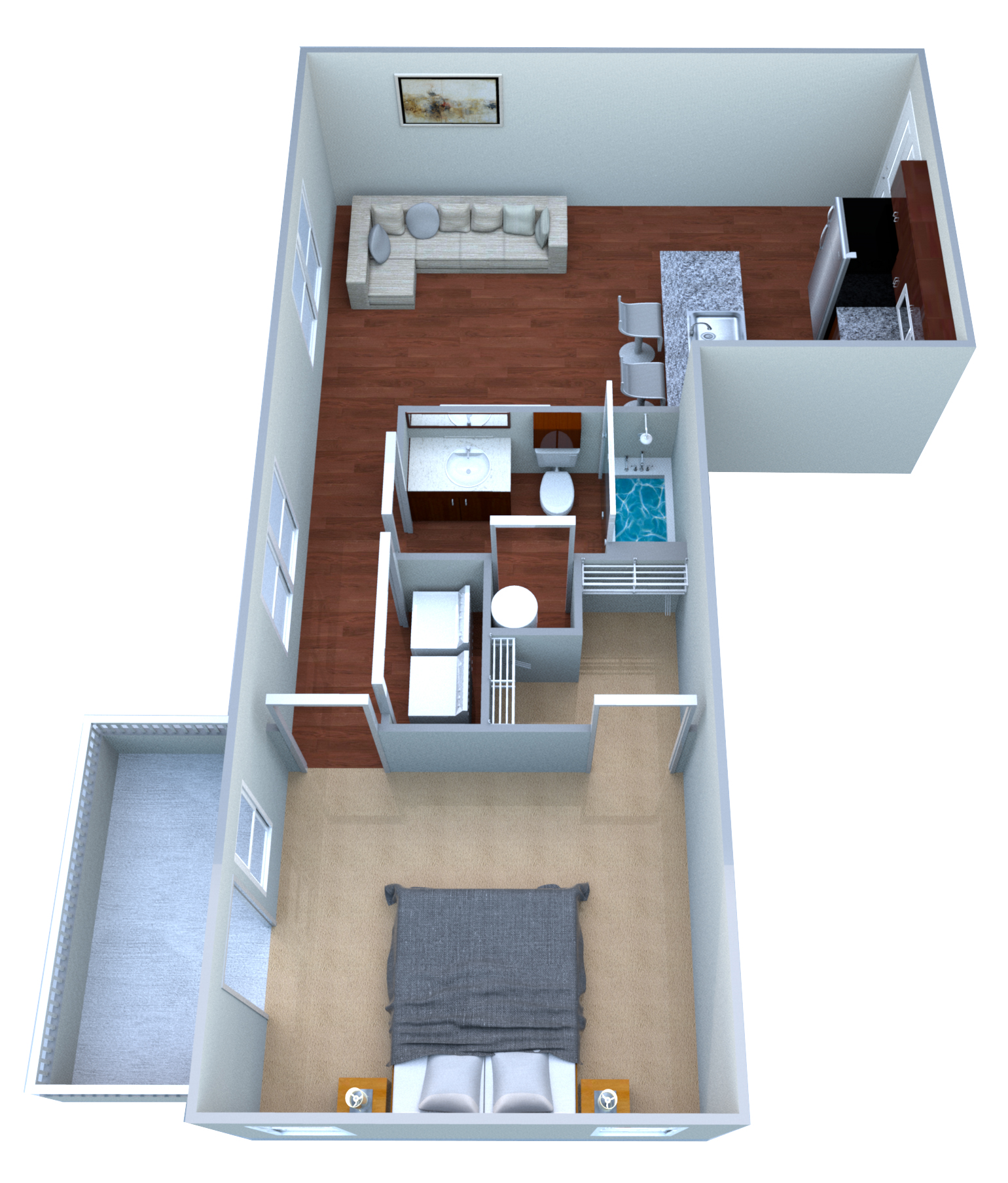 Suite A Floorplan